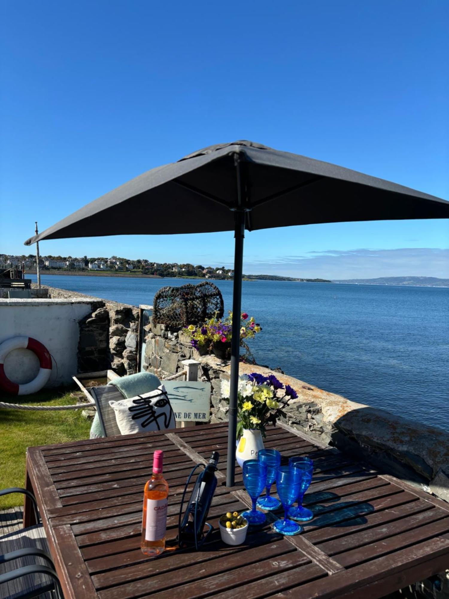 Splash Cottage Beach House With Sea Lapping Garden Bangor  Esterno foto